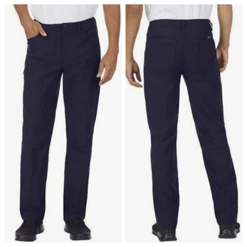 Eddie Bauer Men's Fleece Lined Tech Pants Dark Blue Size 38x30